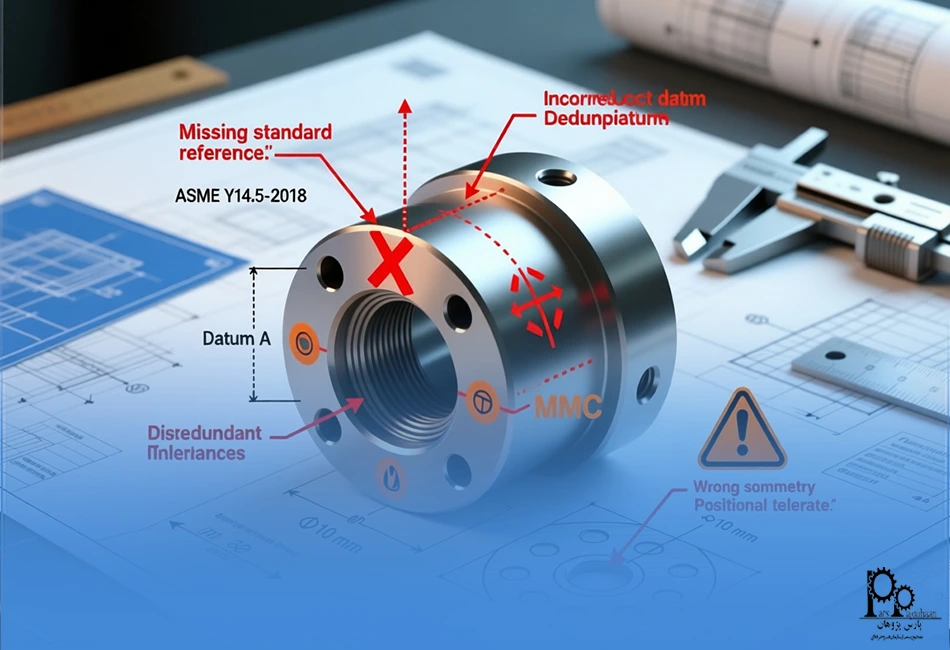 خطاهای رایج در GD&T